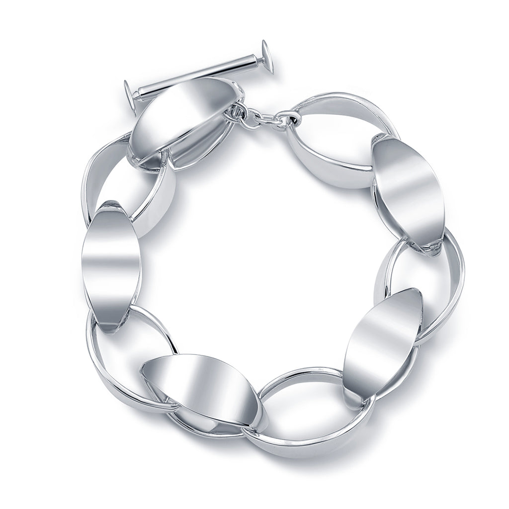 Large Silken Link Bracelet