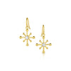 Satellite Earrings in 14K with diamonds