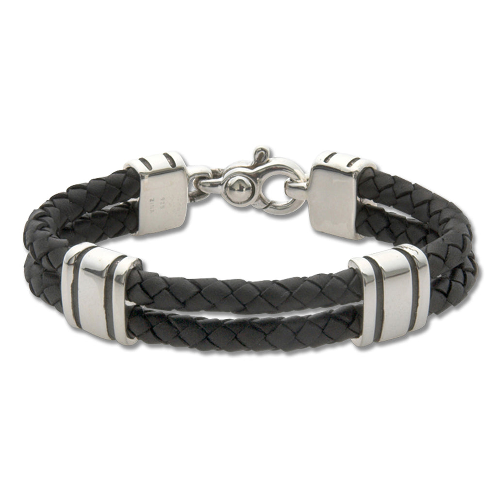 Stratus Bracelet with Leather