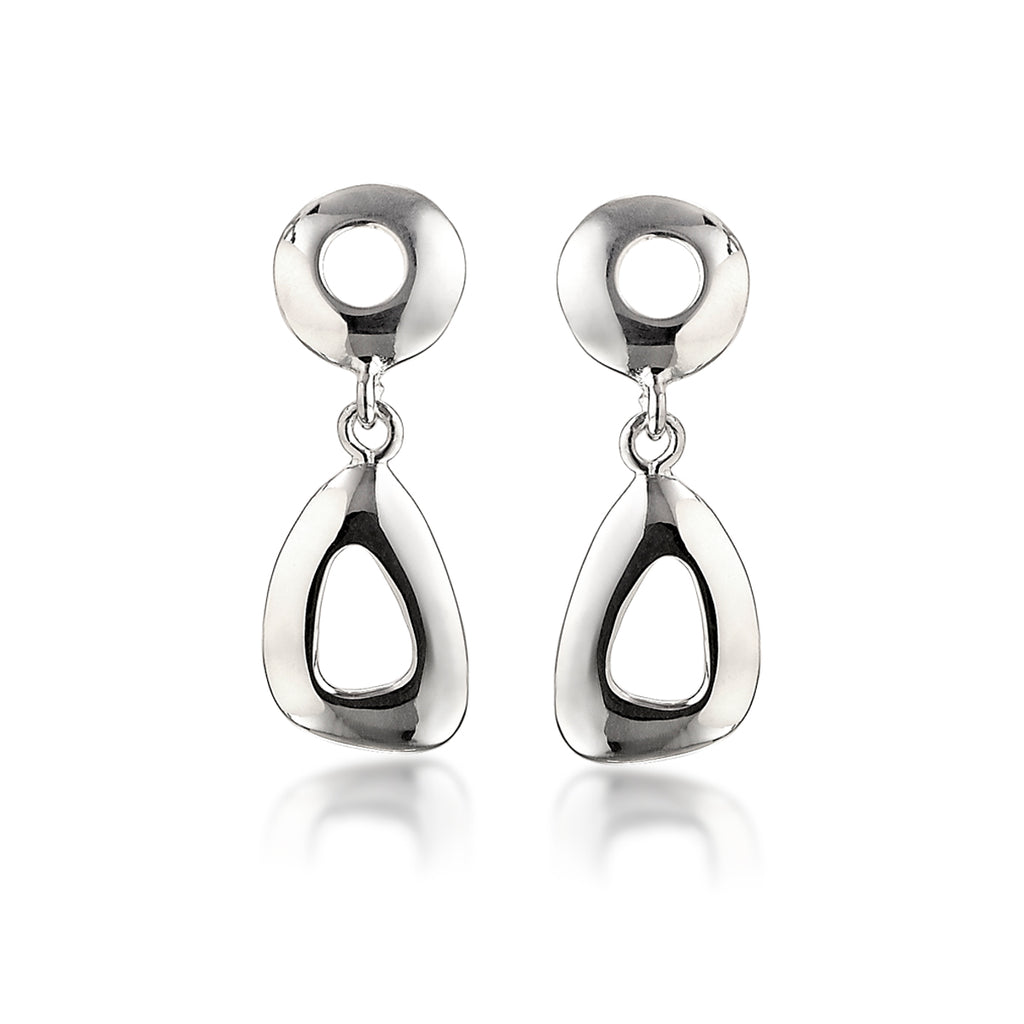 Triangular Drop Earrings