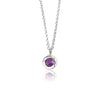 Ripples Pendant with Gemstone