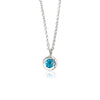 Ripples Pendant with Gemstone