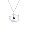 Modern Pendant with Gemstone