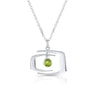 Modern Pendant with Gemstone