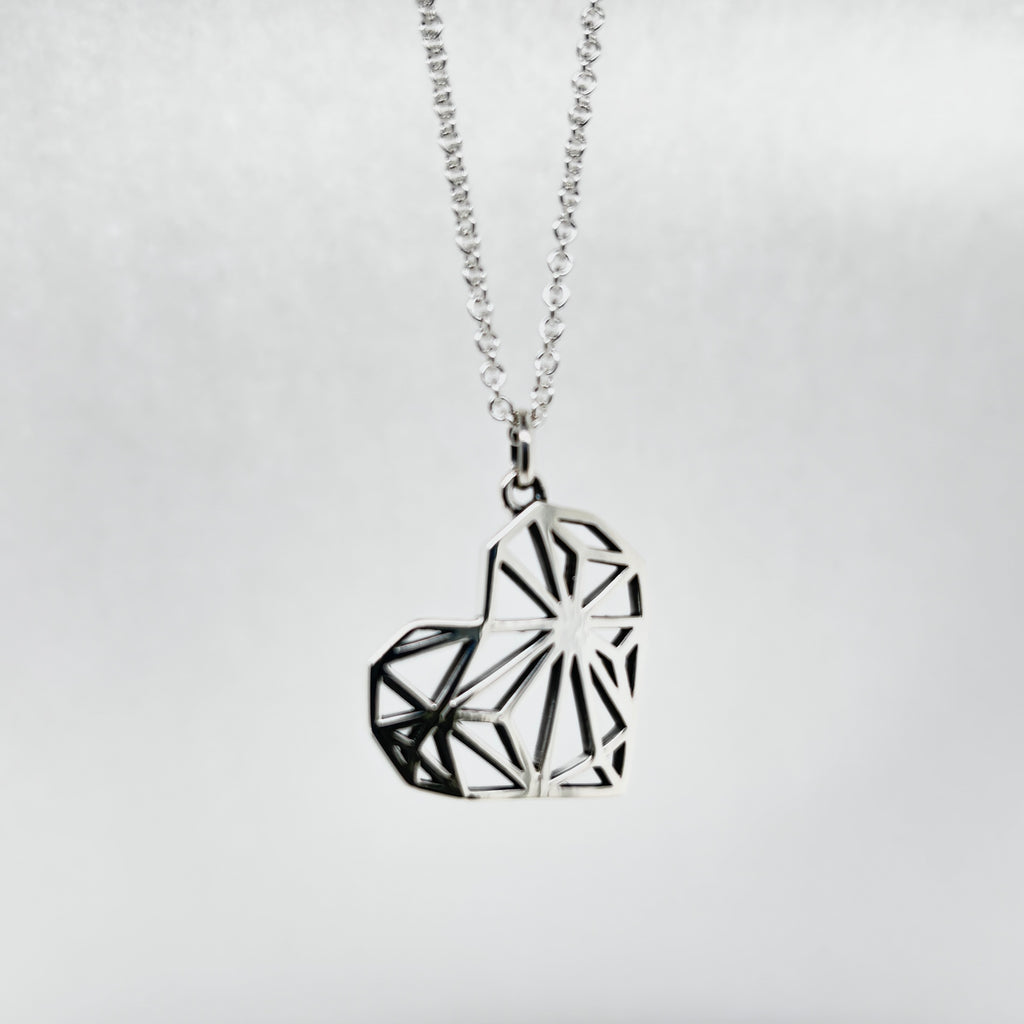 Web Heart Pendant
