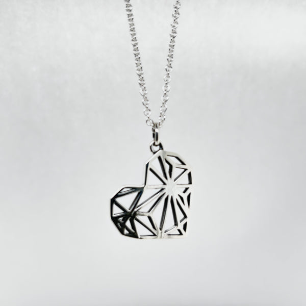 Web Heart Pendant