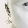 Cutout Fan Earrings