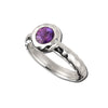 Ripples Round Gemstone Ring