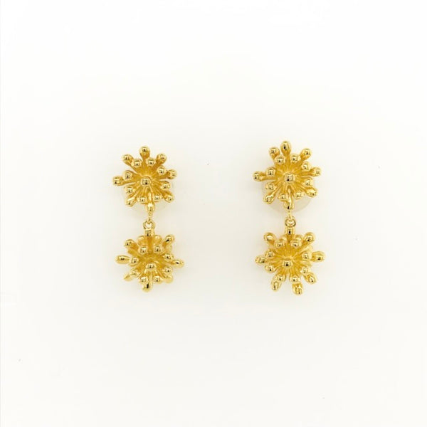 Satellite  Drop Earrings in Vermeil