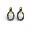 Stingray Texture Earrings with 18k Gold