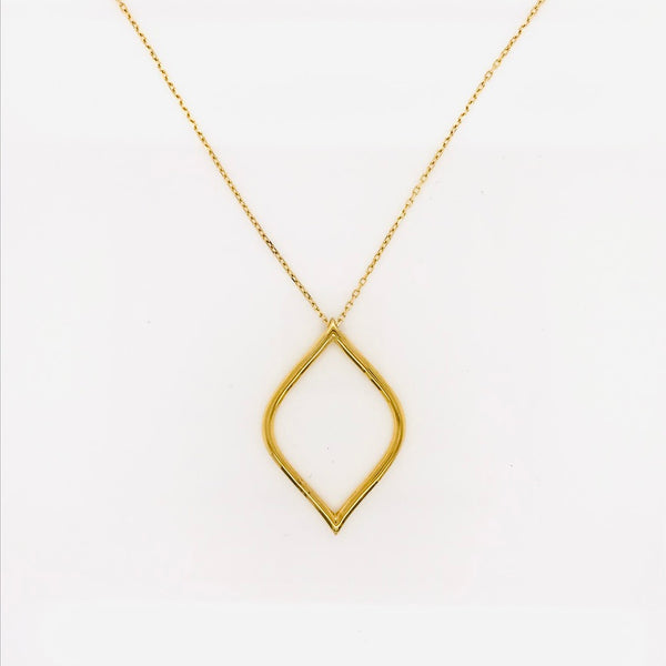 Marquis Pendant in Vermeil