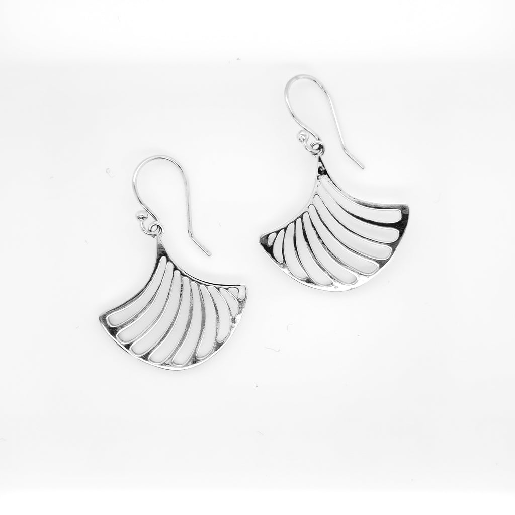 Cutout Fan Earrings