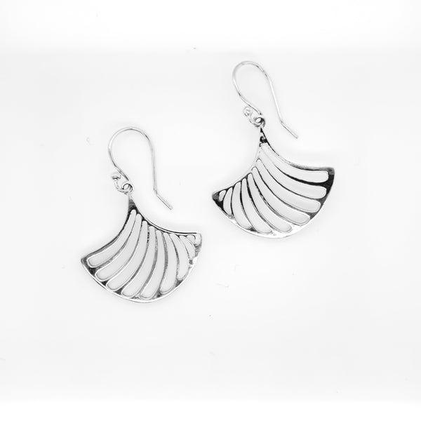 Cutout Fan Earrings