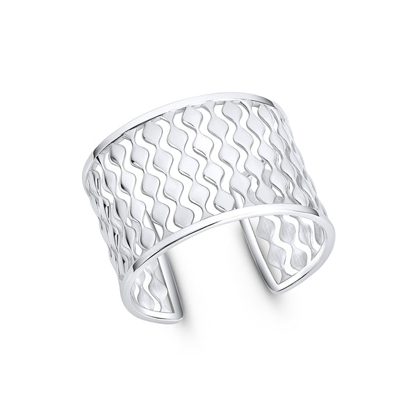 Wide Mini Teardrops Cuff