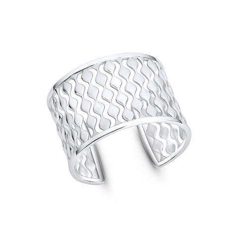 Wide Mini Teardrops Cuff
