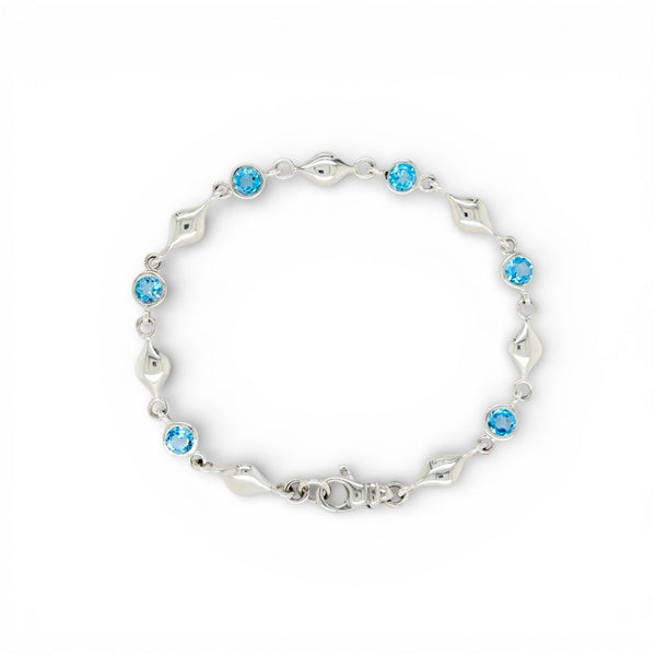 Mini Teardrop and Gemstone Bracelet