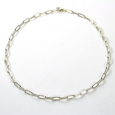 Thin Paperclip Necklace