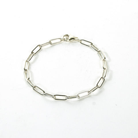 Thin Paperclip Bracelet