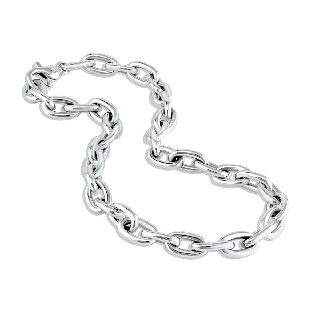 Heavy Oval Link Necklace