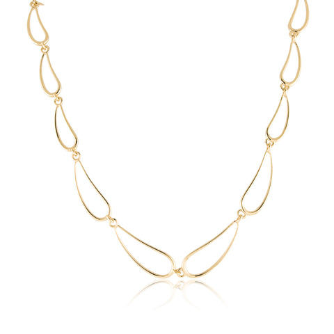 Teardrop Necklace in 14K Gold