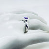 Ripples Round Gemstone Ring
