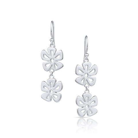 Double Mini Tiki Flower Earring