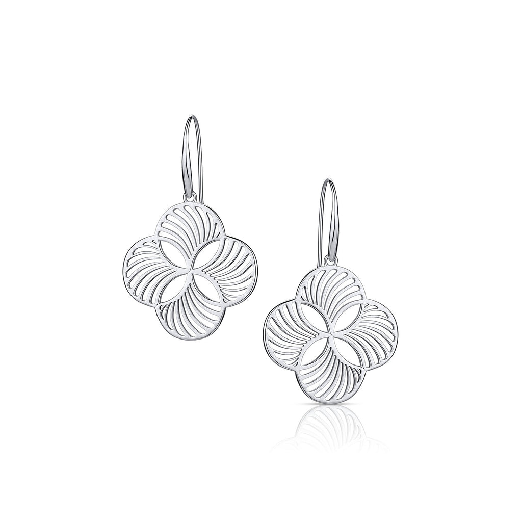 Quatrefoil Fan Earrings