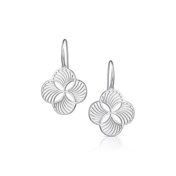 Quatrefoil Fan Earrings