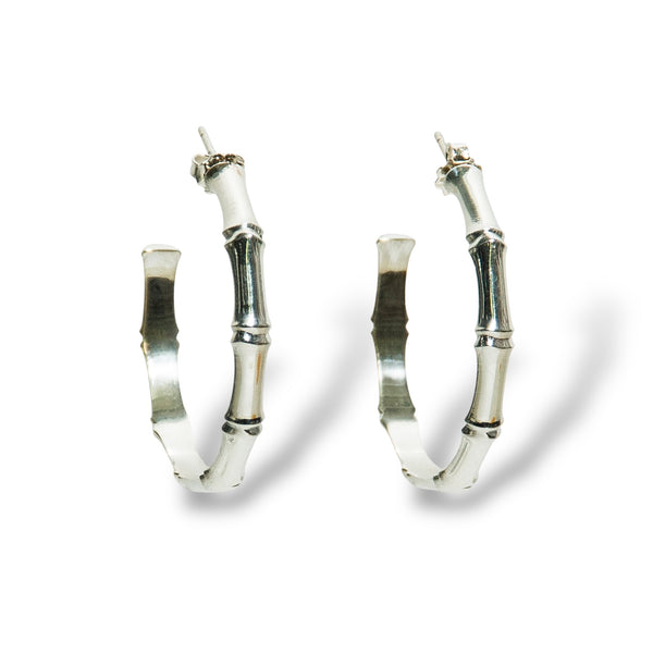 Large Bamboo Hoops