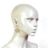 Satellite Drop Earring with Diamonds in 14K Gold
