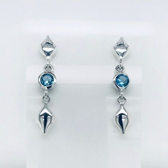 Teardrops with Gemstone Earrings