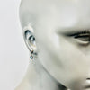 Teardrop and Gemstone Earring