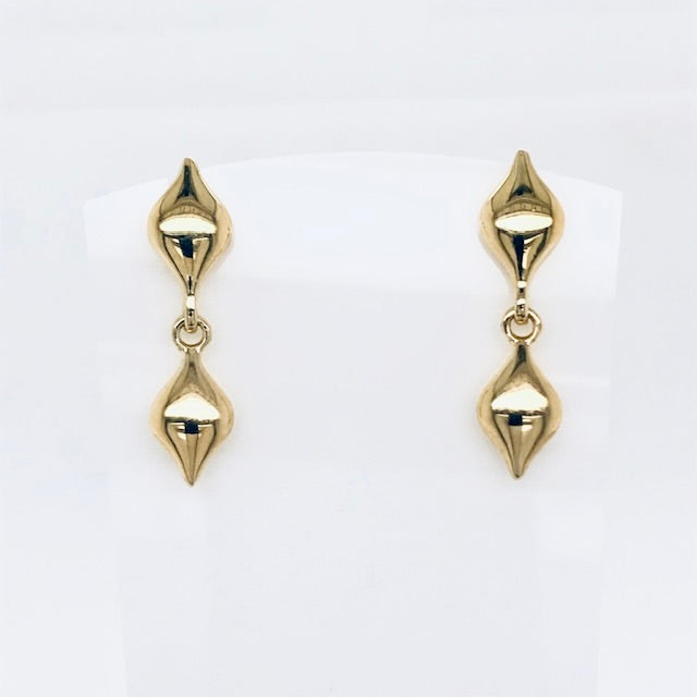 Mini Teardrop Earrings in Vermeil