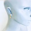 Mini Teardrop Earrings in Vermeil