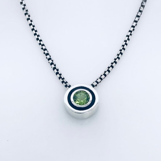 SpiralZ Pendant with Gemstone