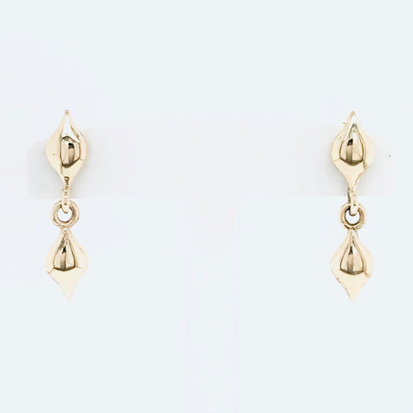 Mini Teardrop Earrings in Gold