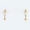 Mini Teardrop Earrings in Gold