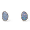 Opal and Diamond Gold Earrings