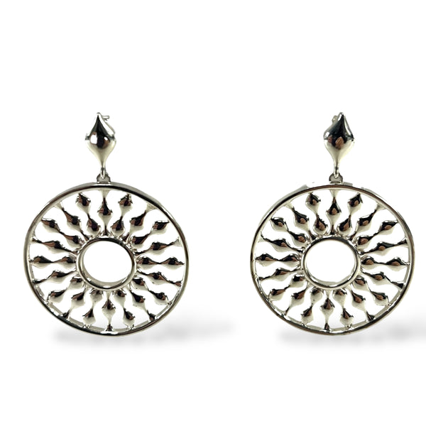 Radial Mini Teardrop Earrings