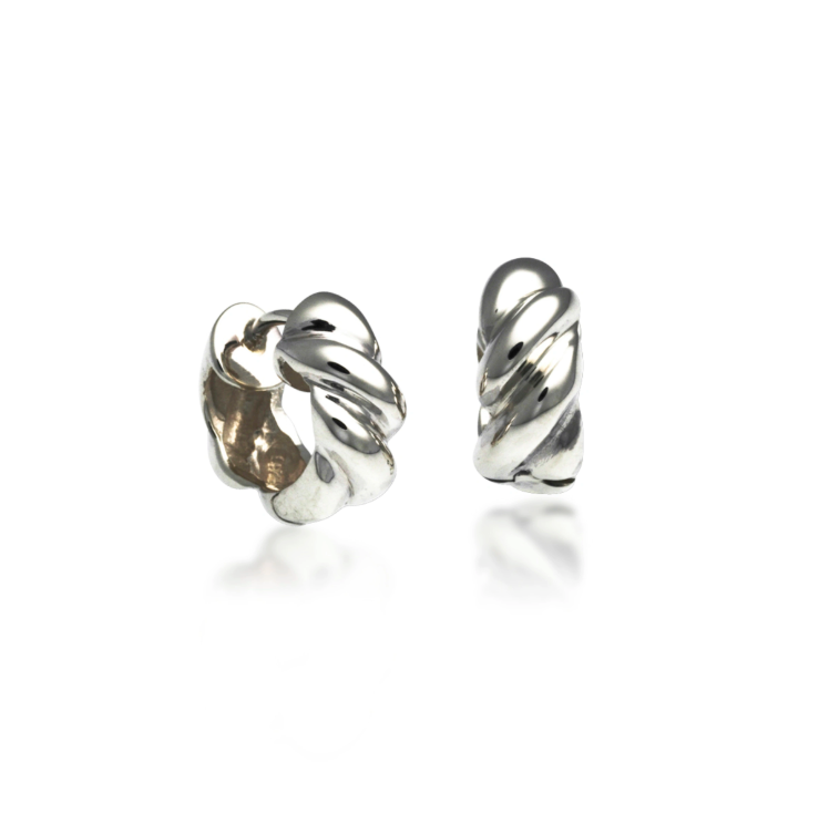 Twist Snap Hoop Earring