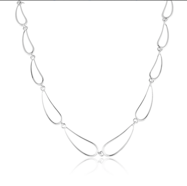 Wire Teardrops Necklace
