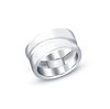 Wide Split Band Ring
