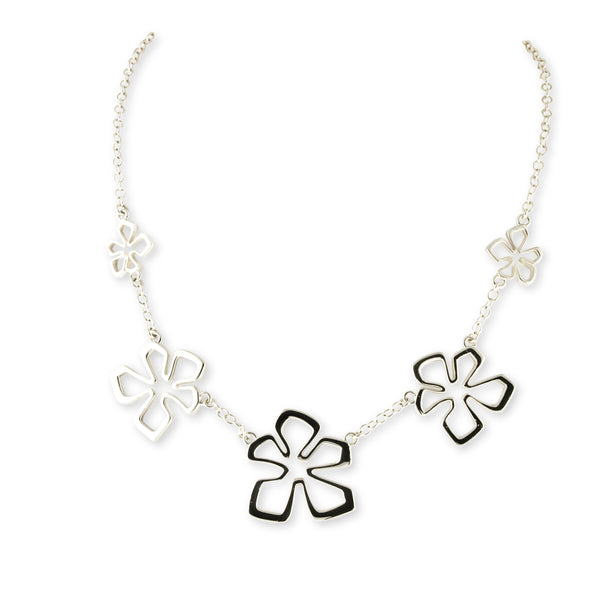 Tiki Flower Chain Necklace