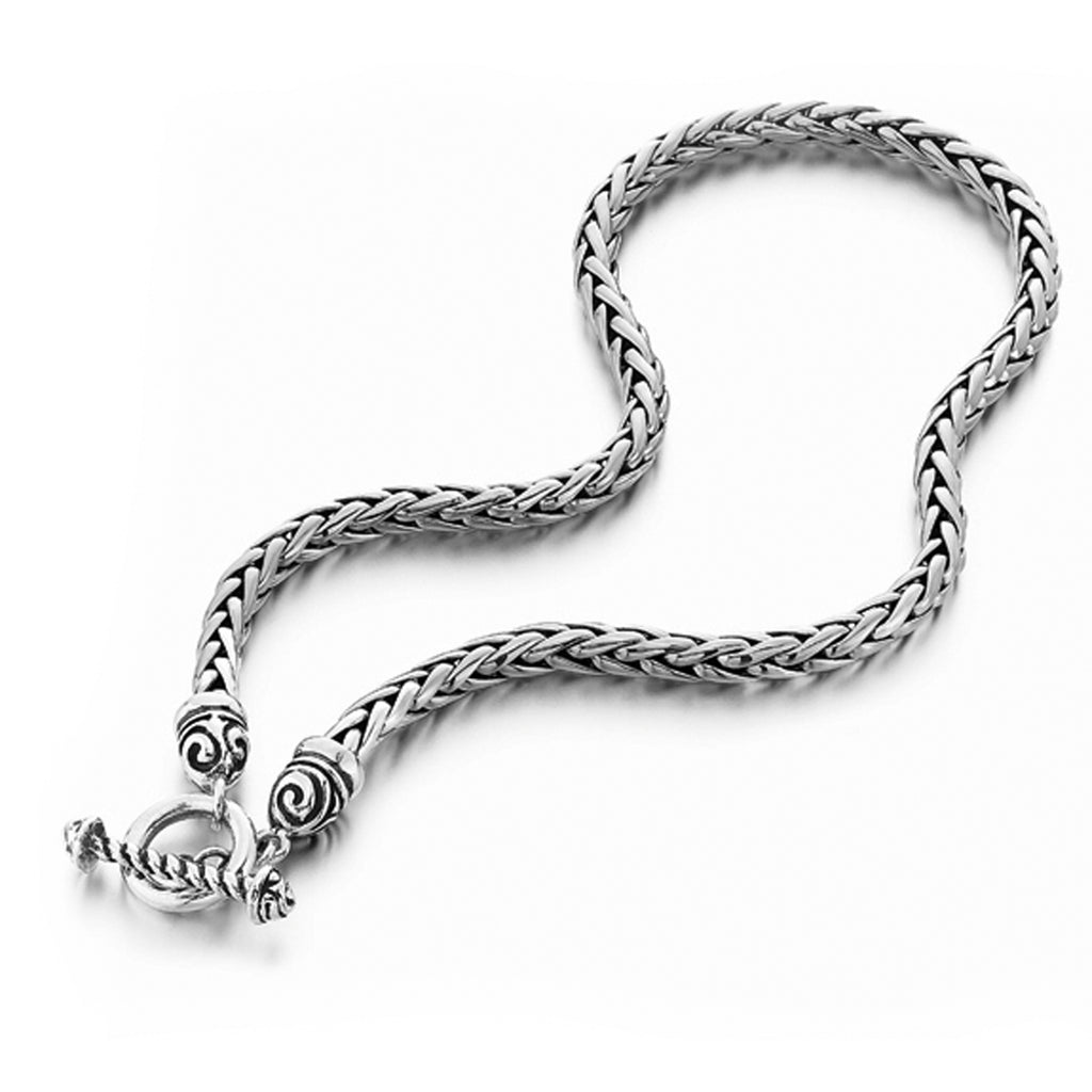 Classic Swirl Toggle Necklace