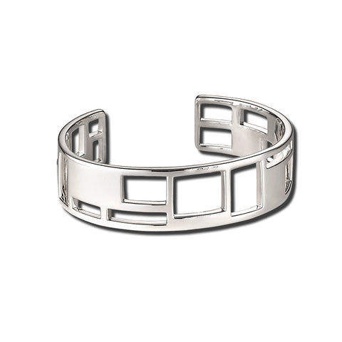 Thin Windows Cuff Bracelet