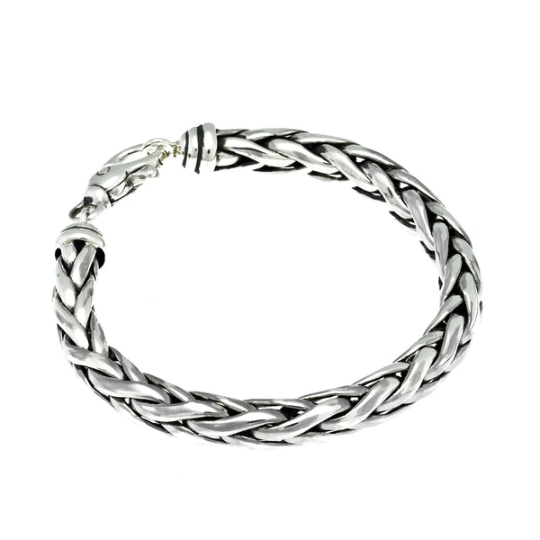 Mens Wide Woven Bracelet