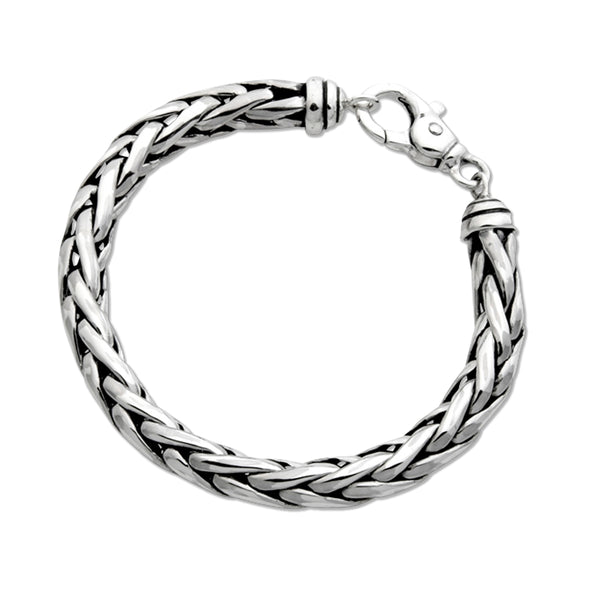 Ladies Wide Woven Bracelet