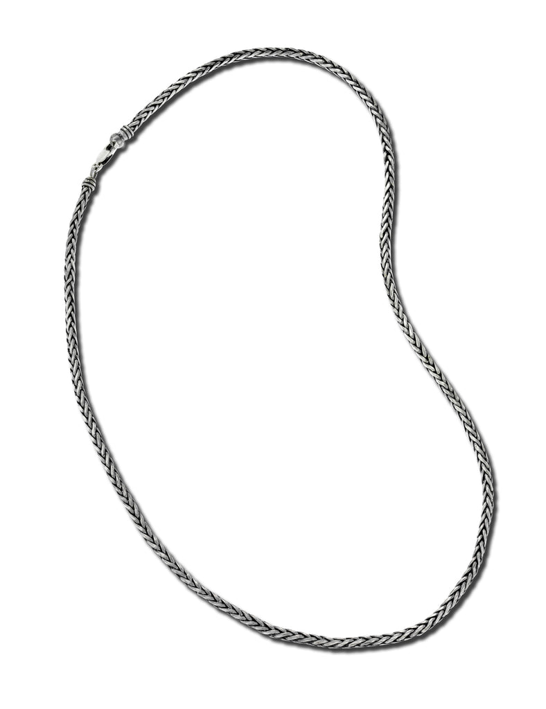 Thin Woven Chain Necklace