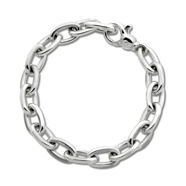 Smooth Oval Link Bracelet