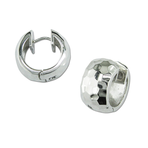 Straight Textured Snap Hoop